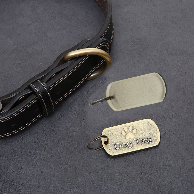 Retro-style pet collar pendant, anti-loss engraved dog tag, ancient bronze aged pet pendant accessory pic 5