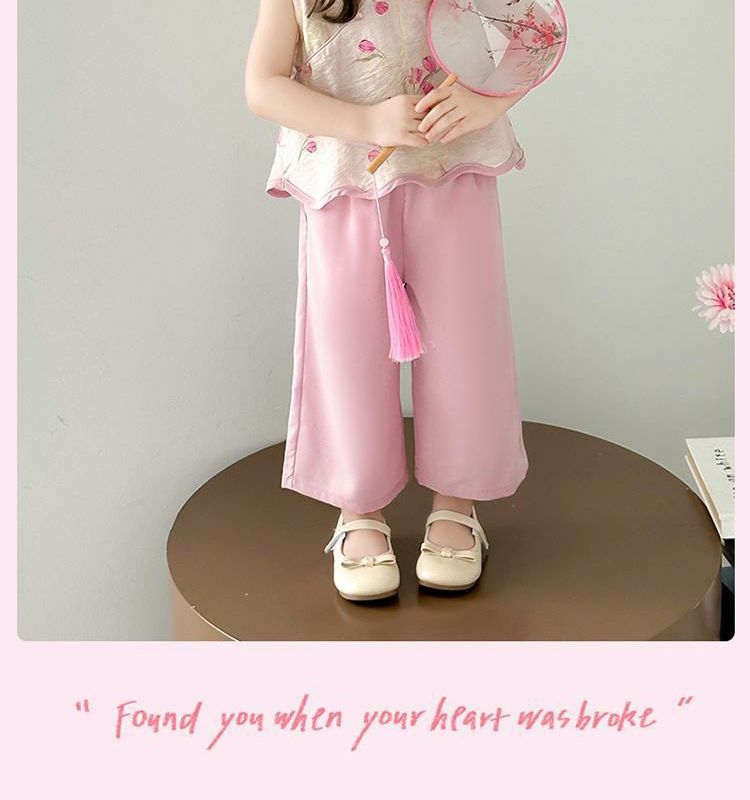 国潮女童夏季国风套装2025新款儿童薄款衣服女宝宝夏装女孩新中式汉服详情11