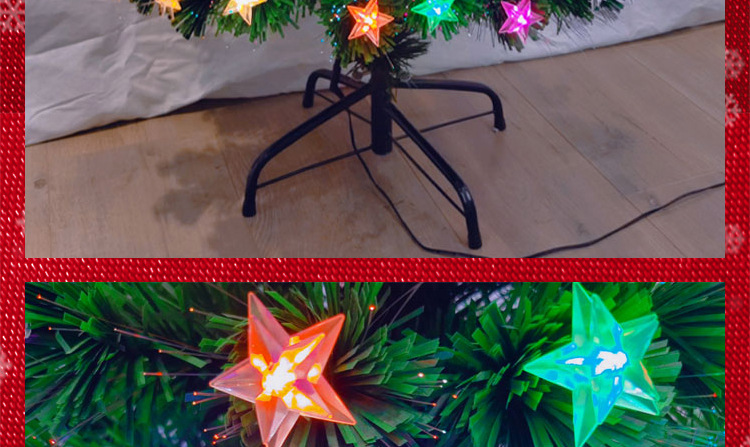 Shengfa 1.8M encrypted illuminated Christmas Tree, home simulation Large Christmas tree, seven-color Christmas tree manufacturer wholesale pic 39