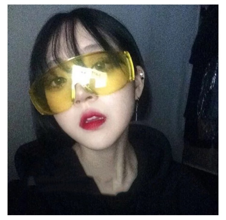 炫酷防飞溅防尘眼镜透明大框潮个性眼镜男女凹造型护目镜太阳镜详情15