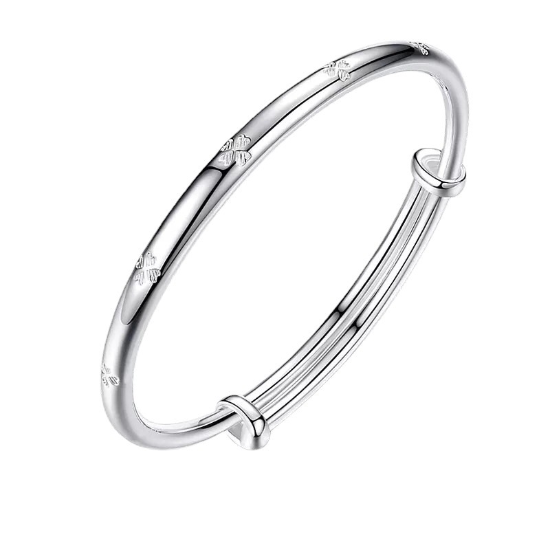 Circular meteor shower silver-plated bracelet, a simple and youthful silver jewelry bracelet with an ins design sense for women, as a gift for your girlfriend pic 45