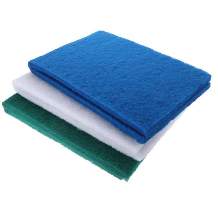 The fish tank and aquarium are thickened with high-density washable purification biochemical filter cotton in white, blue and green pic 4