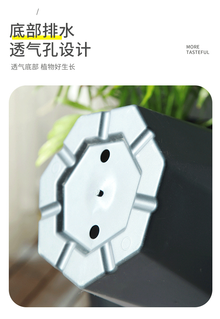花盆树脂菱形欧式简约花盆客厅办公室大绿植天堂鸟加厚多边形花盆详情8
