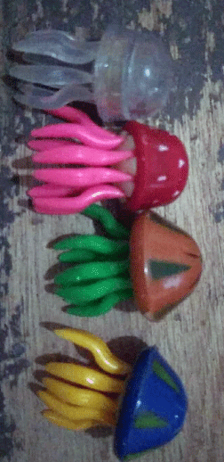 Wholesale of 10 floating plastic fish for fish tank decoration, including octopuses, plastic jellyfish and simulated small artificial fish pic 38