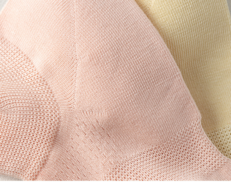 袜子春夏吸汗女士纯棉船袜薄款浅口纯色网眼透气短筒袜抗起球袜子详情28