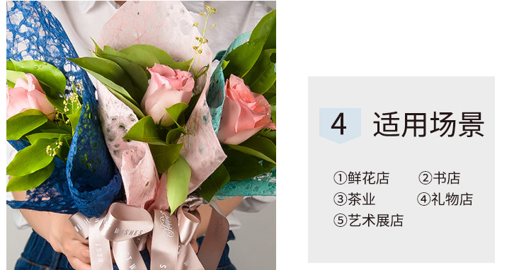 Brilliant Cloud Dragon Gift wrapping Paper, flower waterproof wrapping paper, Business gift box wrapping paper, Festive Art wrapping paper pic 24