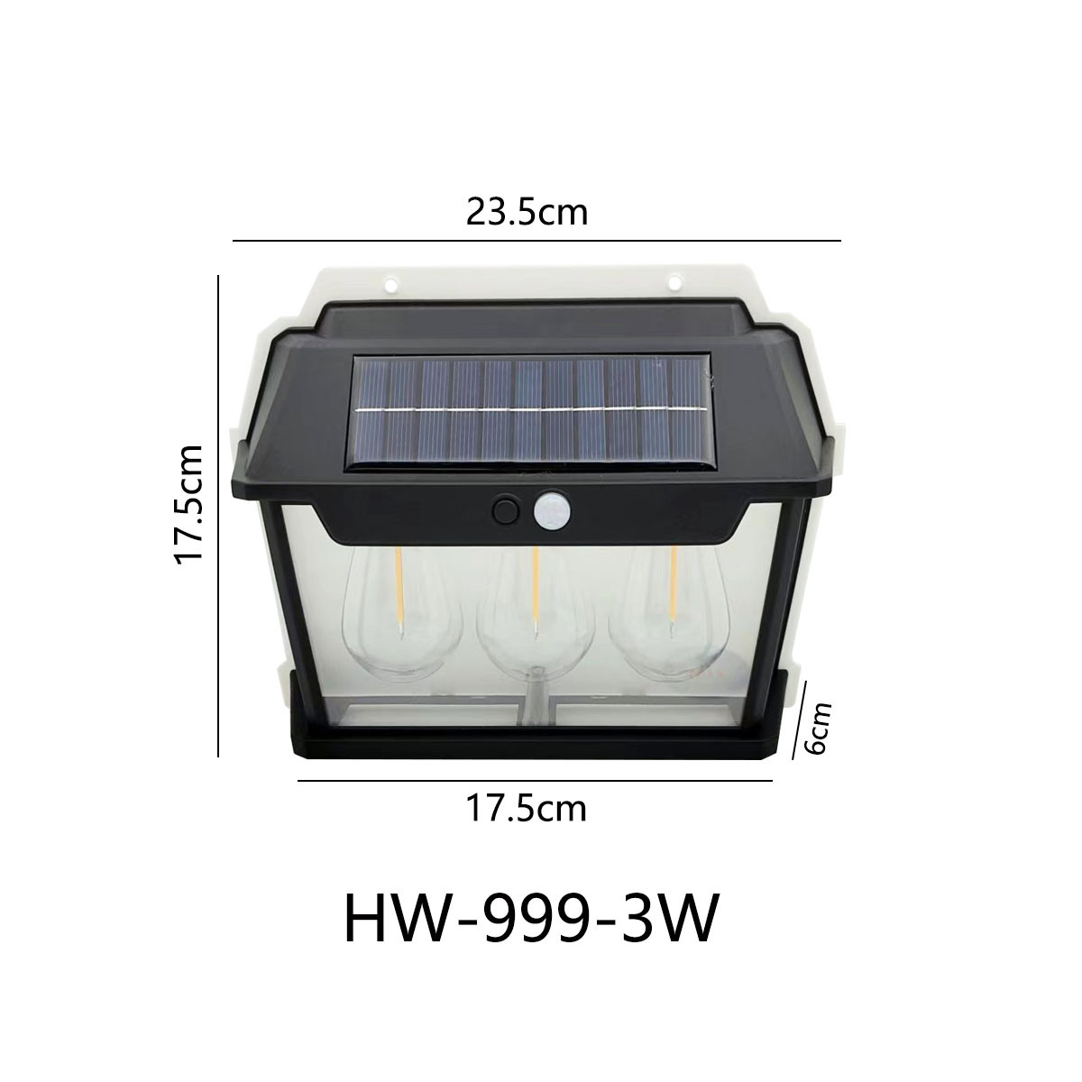 Wholesale outdoor solar lamps, induction tungsten filament wall lamps, lights on when people come and off when they leave, waterproof wall lamps for villas and gardens pic 19