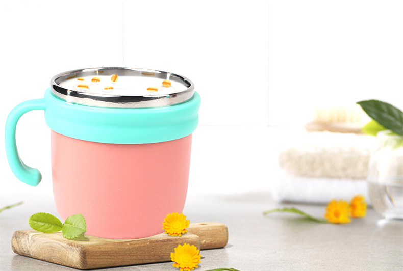 儿童水杯不锈钢保温喝水带盖直饮口杯家用防摔宝宝喝牛奶早餐杯子详情17