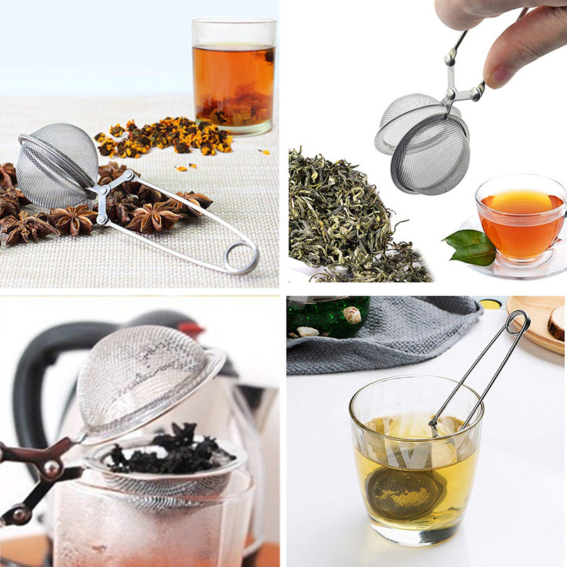 Stainless steel creative tea bags and tea strainers pic 5