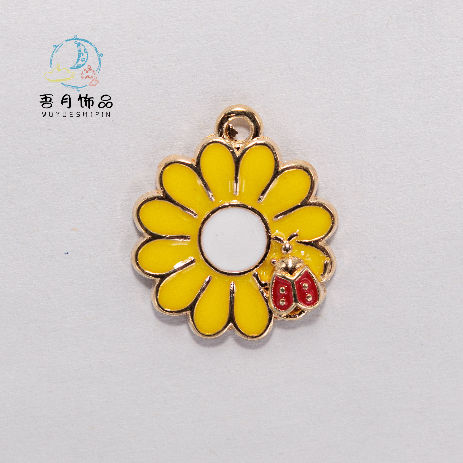 Daisy bracelets, necklaces, earrings, earrings, alloy oil-dripping accessories, handcrafted diy materials, accessories wholesale in Yiwu pic 4