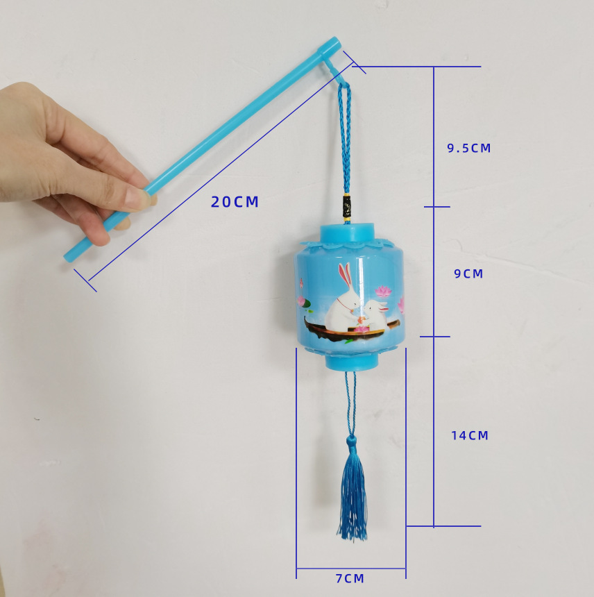 Hand-held luminous seven-color small lanterns, Lantern Festival lanterns, Mid-Autumn Festival lanterns, festival lanterns, festival gifts pic 9