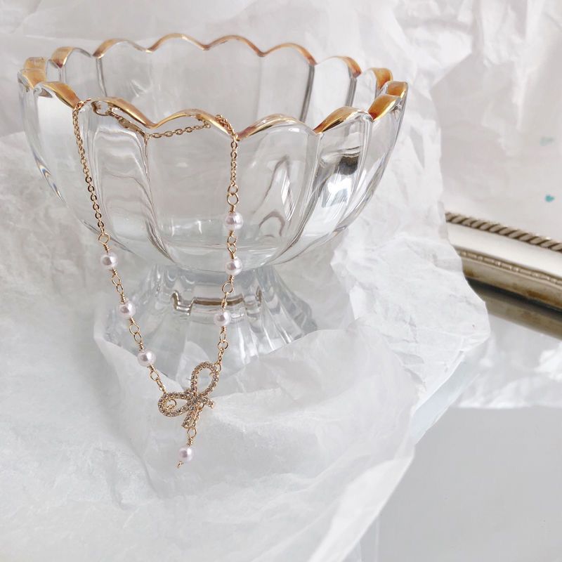 A sweet, simple and versatile Korean bow bracelet with a unique design. A student best friend on Instagram pic 9