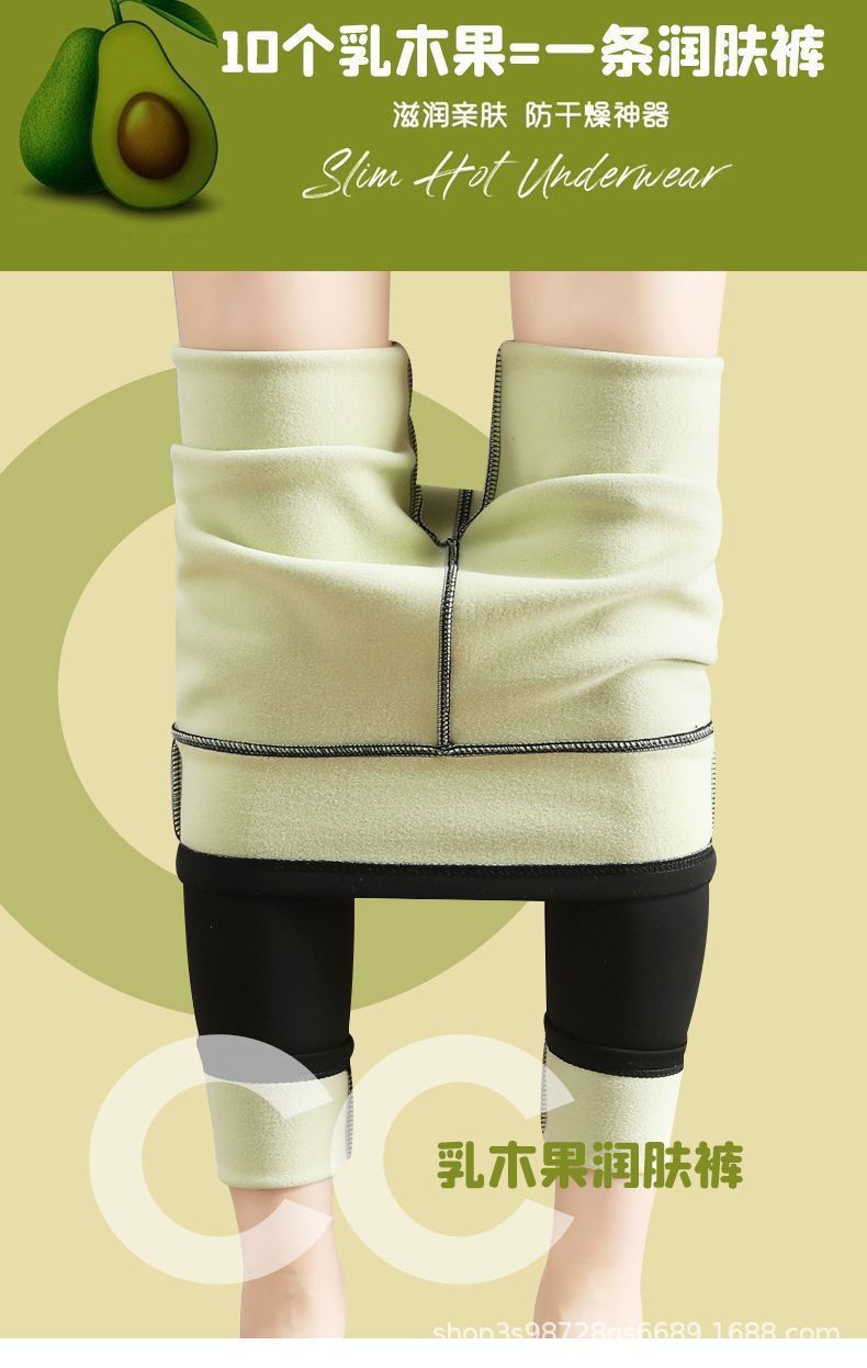 羊羔绒鲨鱼裤子外穿秋冬加厚加绒高腰打底裤女保暖显瘦腿瑜伽芭比详情10