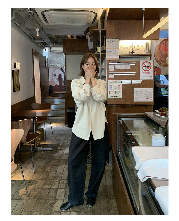 CLEAN simple and high-quality inner layer shirt for women 2024 Thirteen Factories Winter New skin-friendly and Comfortable Shirt 52288 pic 20