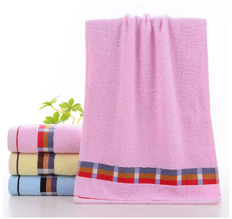 Casa uso diario engrosado mil pájaros tartan absorbente toalla de algodón para lavar la cara supermercado hotel regalo de boda caja de regalo toalla pic 14