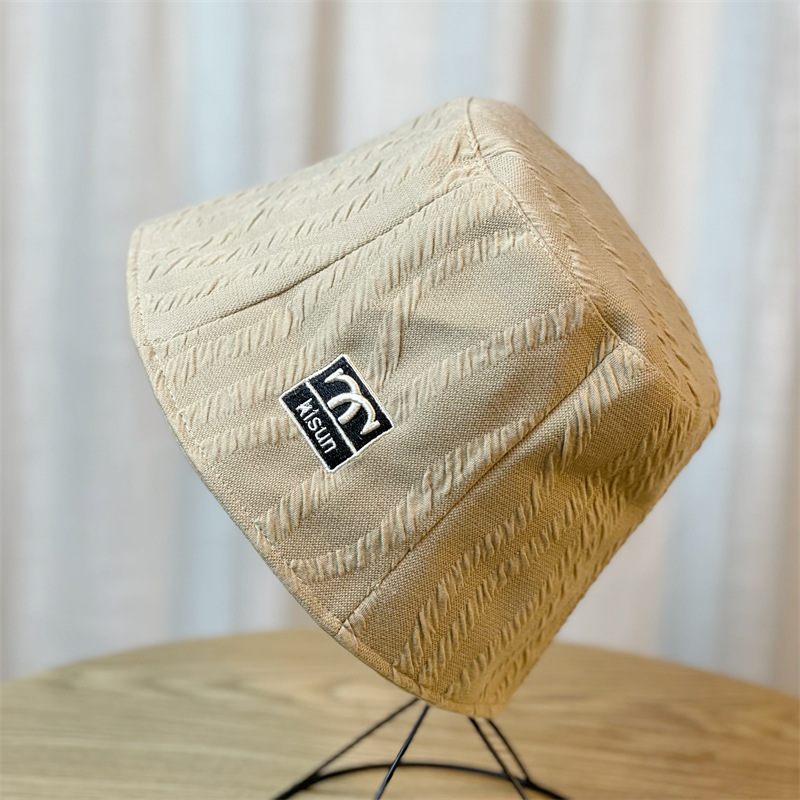 New niche bucket hat, summer embroidered letter sun hat, versatile and slimming, spring and autumn fisherman hat, trendy for women on Instagram pic 6