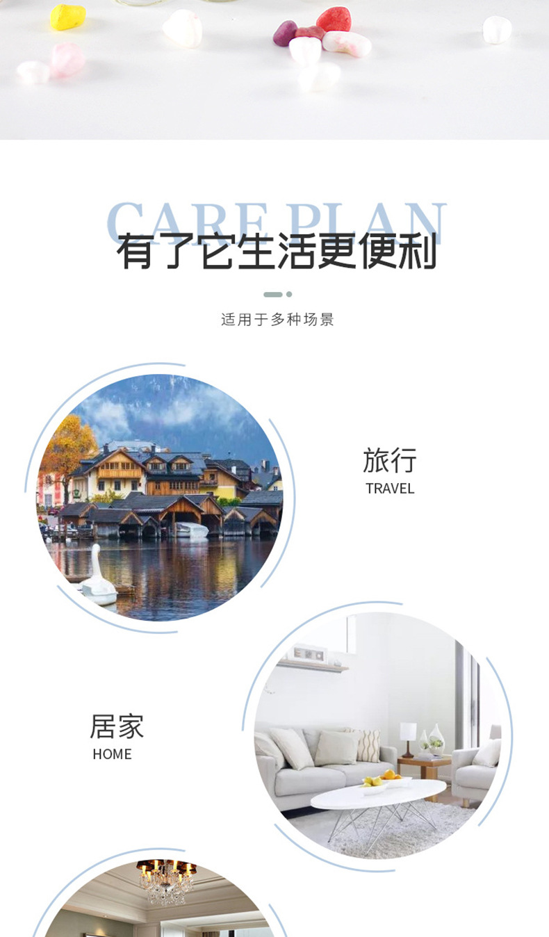 Wholesale of 22mm diameter snap-on wooden stopper glass bottles, candy bottles, wish bottles, message bottles, baby and fetal hair bottles pic 5