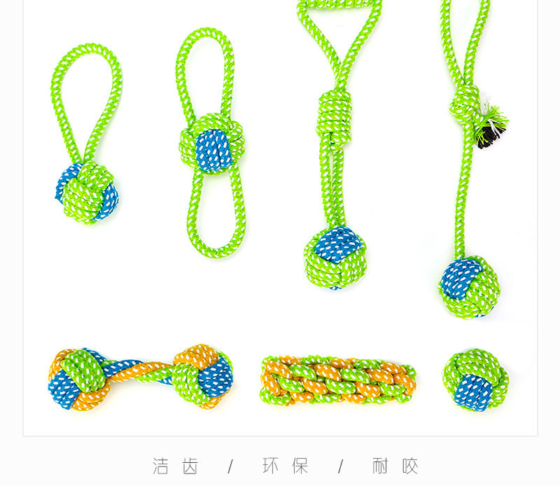 New pet toy combination sets in stock from the manufacturer, including pet cotton rope toys, dog toys, and durable dog toys pic 28
