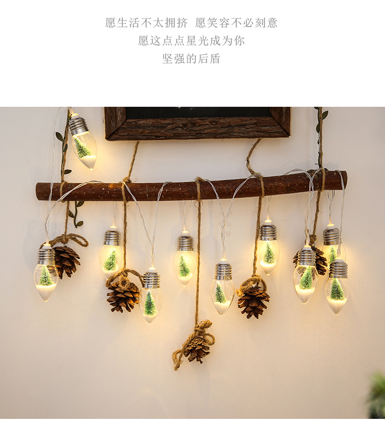 New cross-border led wishing bottle, Christmas decorative light, battery box, ins girlish photo props in stock for wholesale pic 9