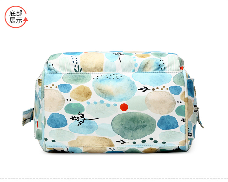 Wholesale of new mom bags, large-capacity waterproof double-shoulder baby bags with baby bottles and diapers, ultra-light mom baby bags pic 23