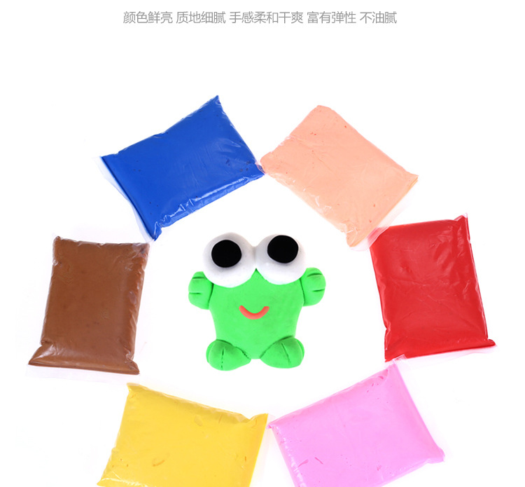 超轻粘土批发 大包装橡皮彩泥儿童手办diy玩具太空泥黏土定制套装详情8