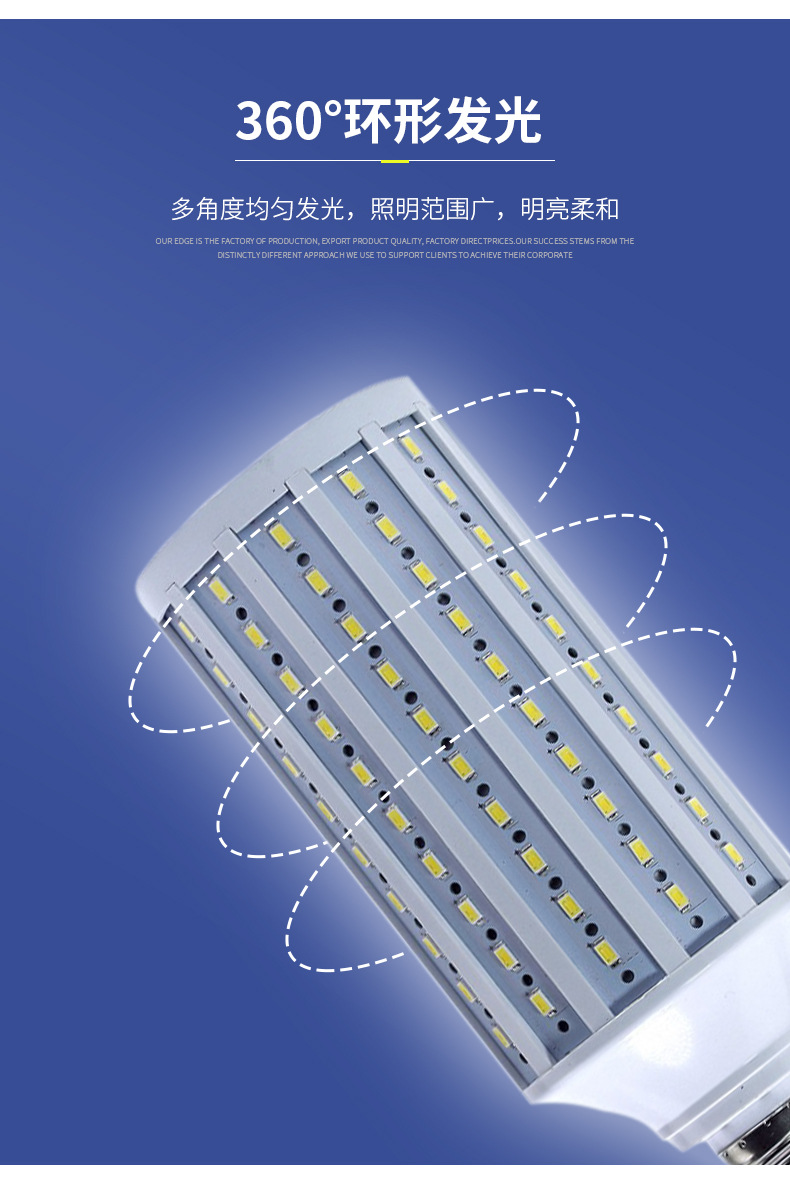 LED玉米灯太阳能灯ACDC24V36V48V60v大功率夜市摊电瓶灯泡详情7
