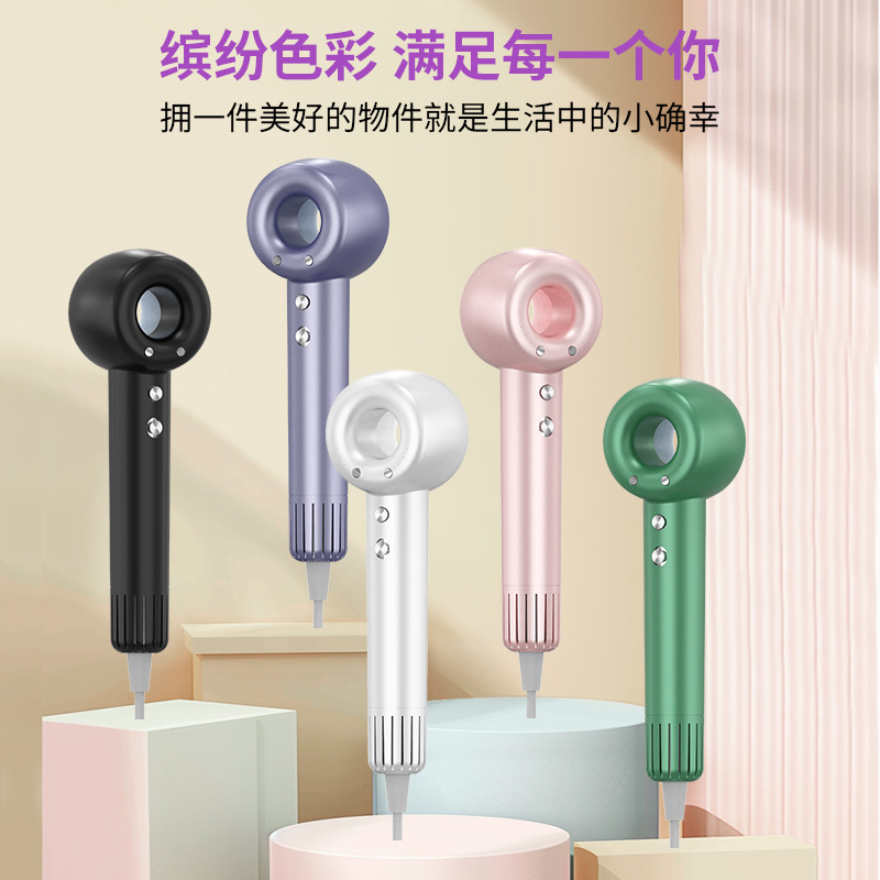 高速吹风机家用大风力负离子护发静音速干发廊t型无叶高速吹风筒详情2