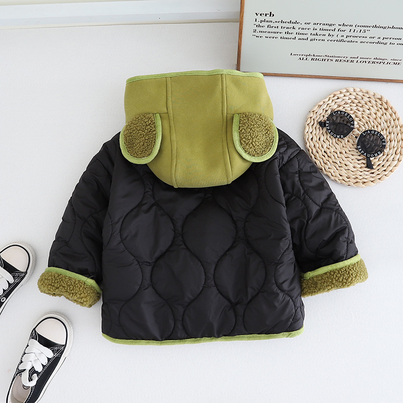 男童冬季夹棉外套加绒加厚儿童棉衣2023年新品保暖宝宝棉服童装潮详情16