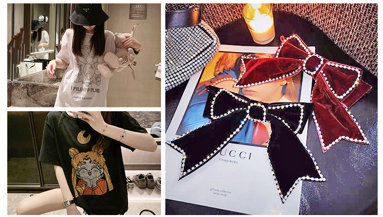 Water diamond mesh fabric, hot melt mesh diamond, diamond mesh adhesive backing can be used to stick sweaters, clothing, accessories and diamond stickers pic 12