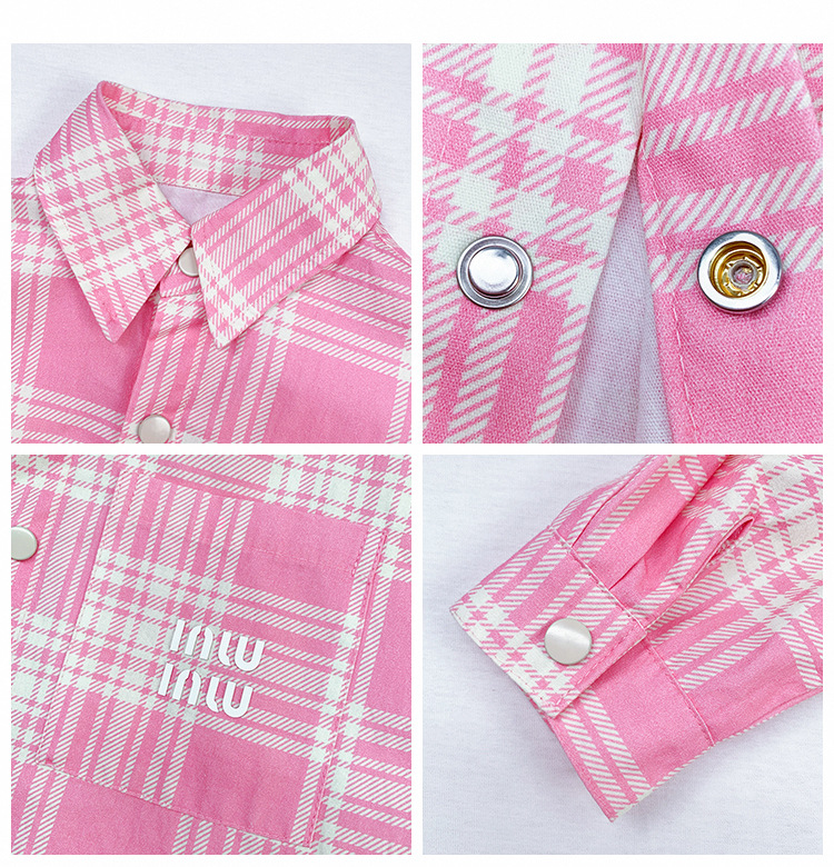 2024春装新款女童衬衣儿童衬衫洋气早春休闲长袖宝宝条纹上衣详情7