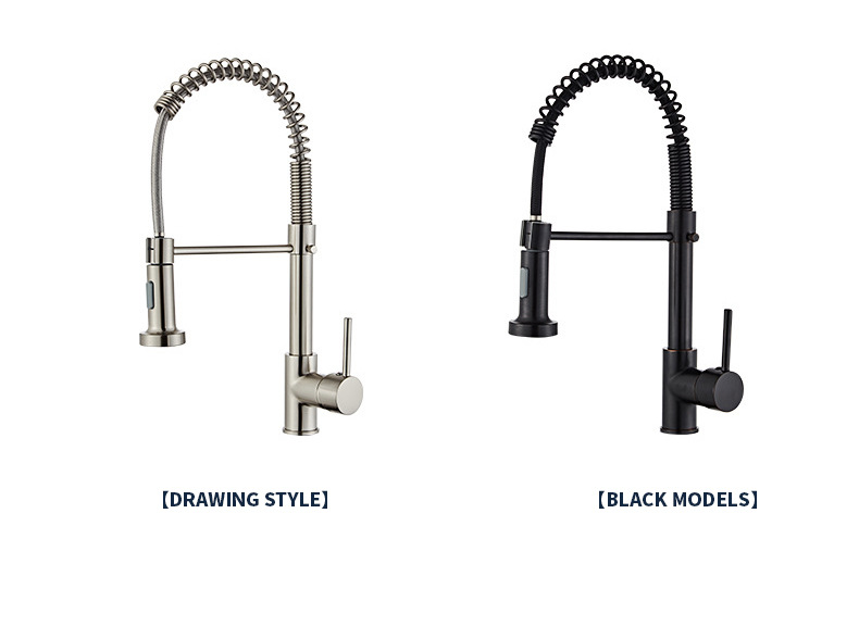 Foreign trade copper telescopic universal faucet spring faucet extender pressure-increasing rotating anti-splash faucet pic 17