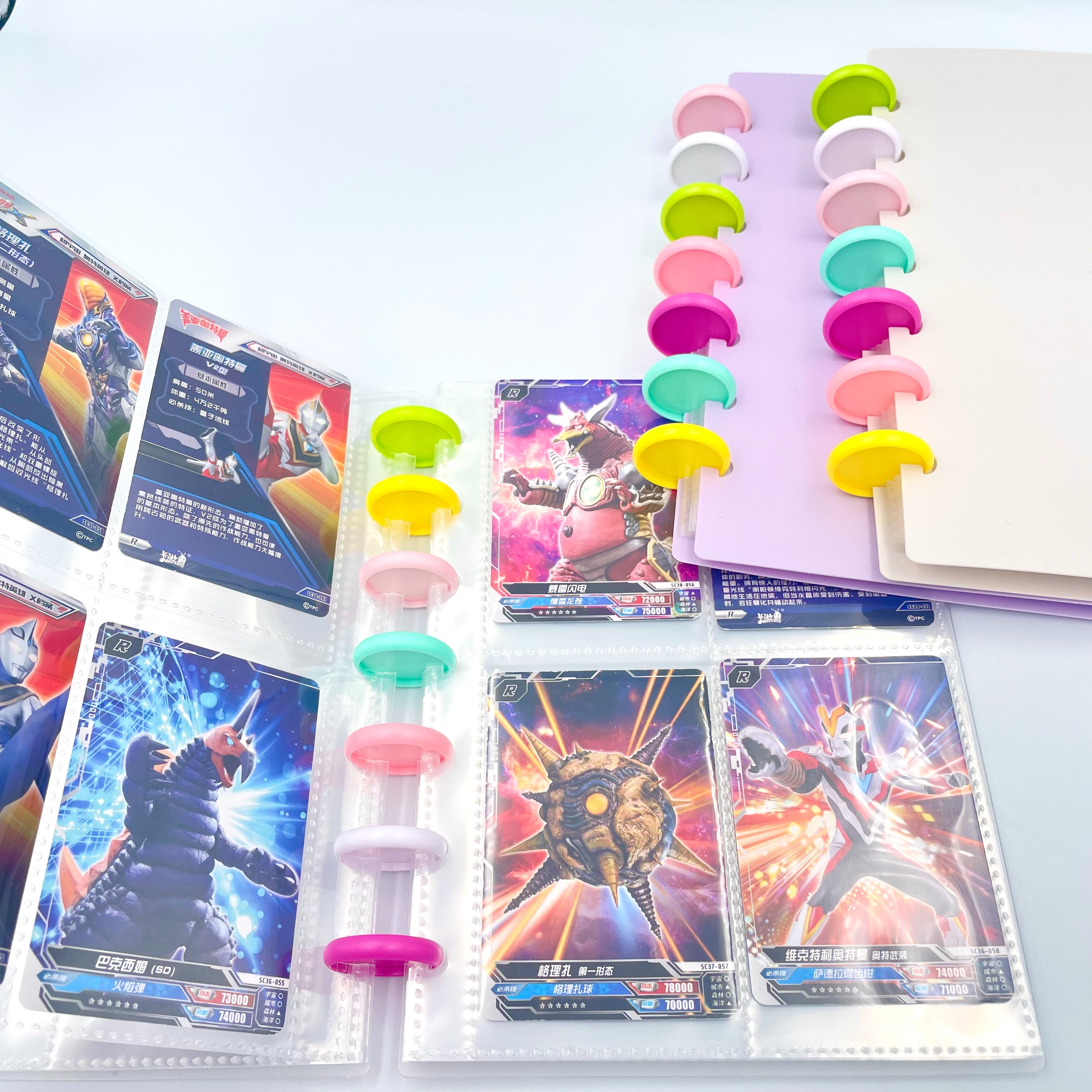 蘑菇扣四宫格卡册三寸拍立得专辑小卡收纳册活页明星卡册厂家直销详情4