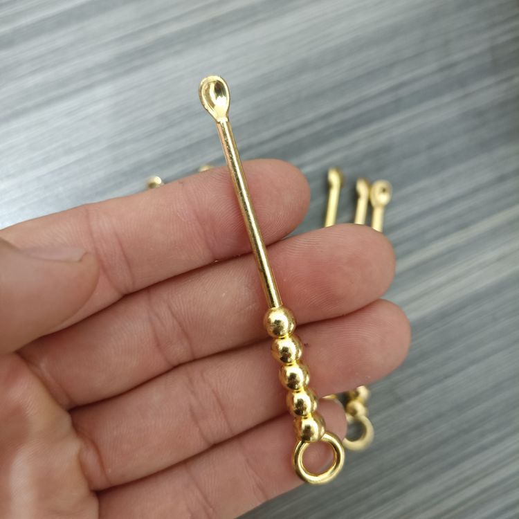 Golden ear spoon E116, golden round ear spoon, metal ear spoon, ear scoop, ear digging machine, 1 yuan wholesale supply pic 3