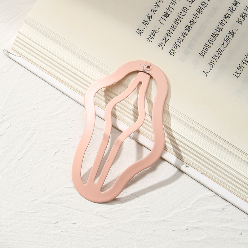 抖音爆款彩色云朵bb夹韩版韩式糖果色侧边刘海夹多巴胺彩色发夹详情6