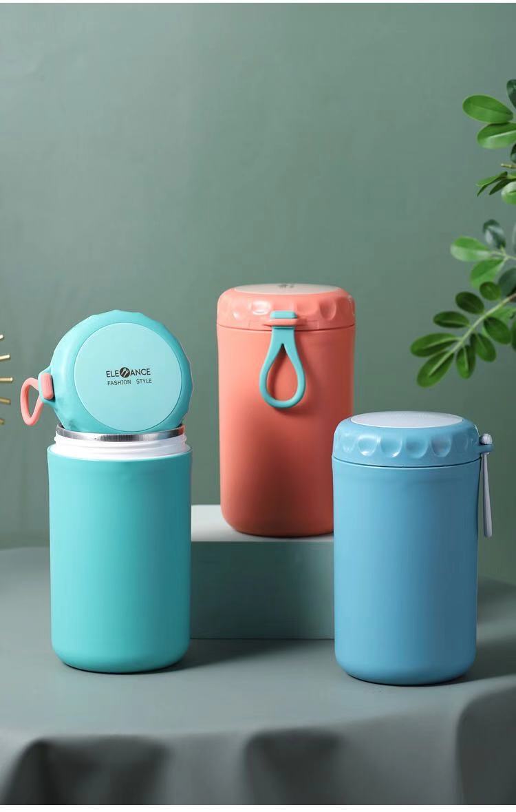 304不锈钢保温汤杯 学生上班族大容量pp塑料早餐杯牛奶杯带盖粥杯详情19