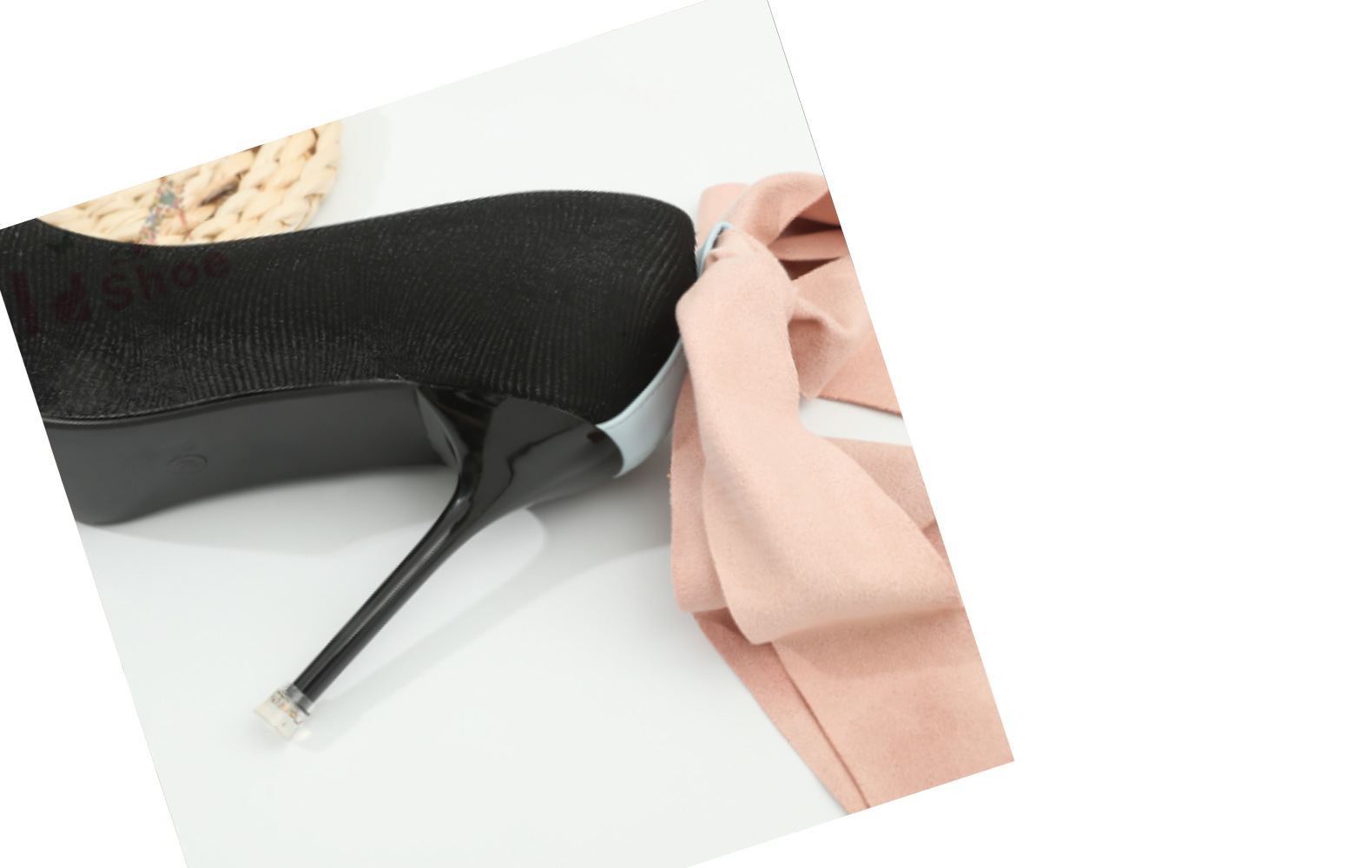 2022女春季新款尖头浅口细跟高跟鞋百搭性感绑带广州女鞋工艺鞋详情9