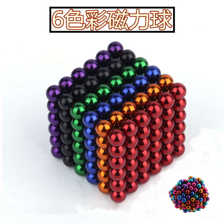 Stock de fábrica buckball 5mm216 piezas magic magnetic ball bucky ball cubo mágico puzzle creativo bloques de construcción juguetes pic 18