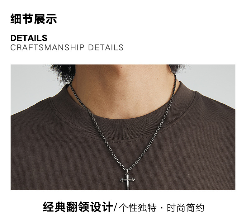 亦止男装美式卡通印花T恤男2024夏季新款短袖男宽松百搭情侣上衣详情5