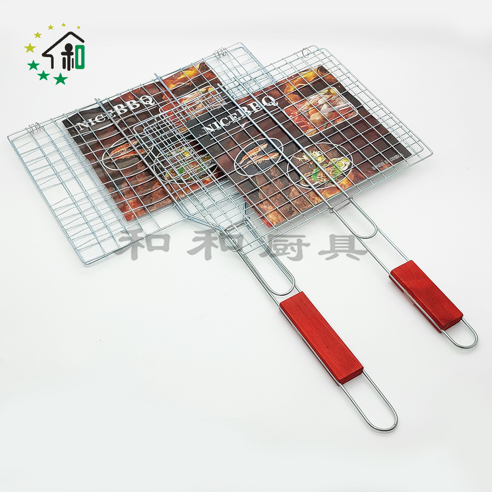 Cross-border wholesale manual aluminum alloy wooden handle hamburger meat press, beef Patty meat filling model press, meat Patty press pic 2