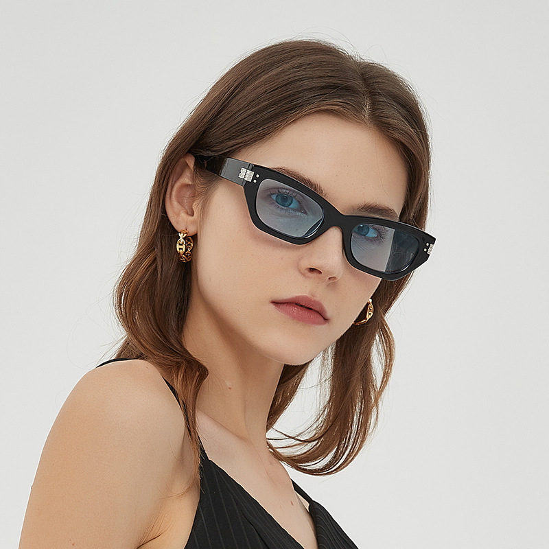 Korean-style cat glasses, sweet and cool, niche 5463 trendy sunglasses, fashionable dopamine, individualistic, spicy and exaggerated sunglasses pic 5