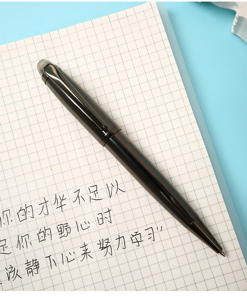 Metal pen, crystal tip ballpoint pen, electroplated colored metal ballpoint pen, office pen pic 12