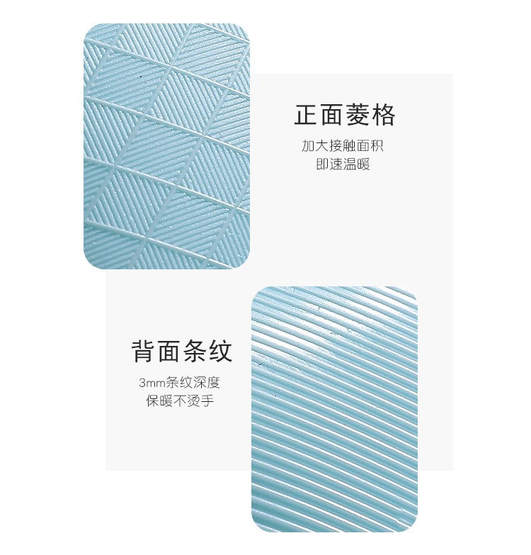 冬季新款注水热水袋高密度PVC学生简约暖水袋 可爱卡通便携暖手宝详情21