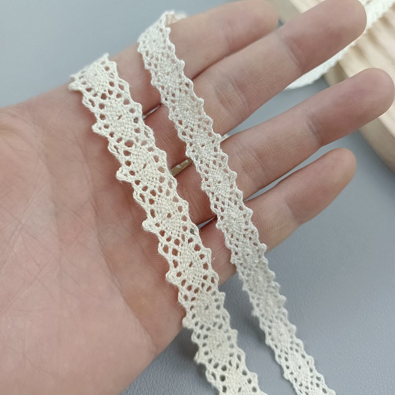 Pure cotton thread lace diy accessories, cotton thread lace sofa curtains, doll skirt lace materials factory direct sales pic 1