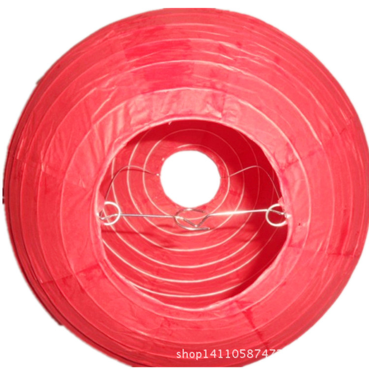Wholesale white paper lanterns for the Mid-Autumn and Spring Festival, folding, handcrafted round paper lanterns, wedding and festive decorations pic 56