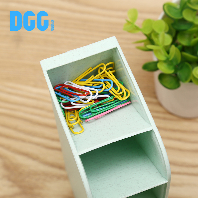 Creative ins minimalist new slanted pen holder, multi-functional desktop, large-capacity storage box, pen holder manufacturer wholesale pic 8