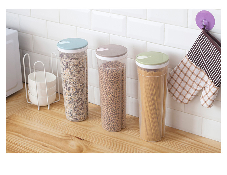 Quantitative noodle storage box, moisture-proof food sealed bucket, five-grain and miscellaneous grain jar, grain preservation box, food storage jar pic 19