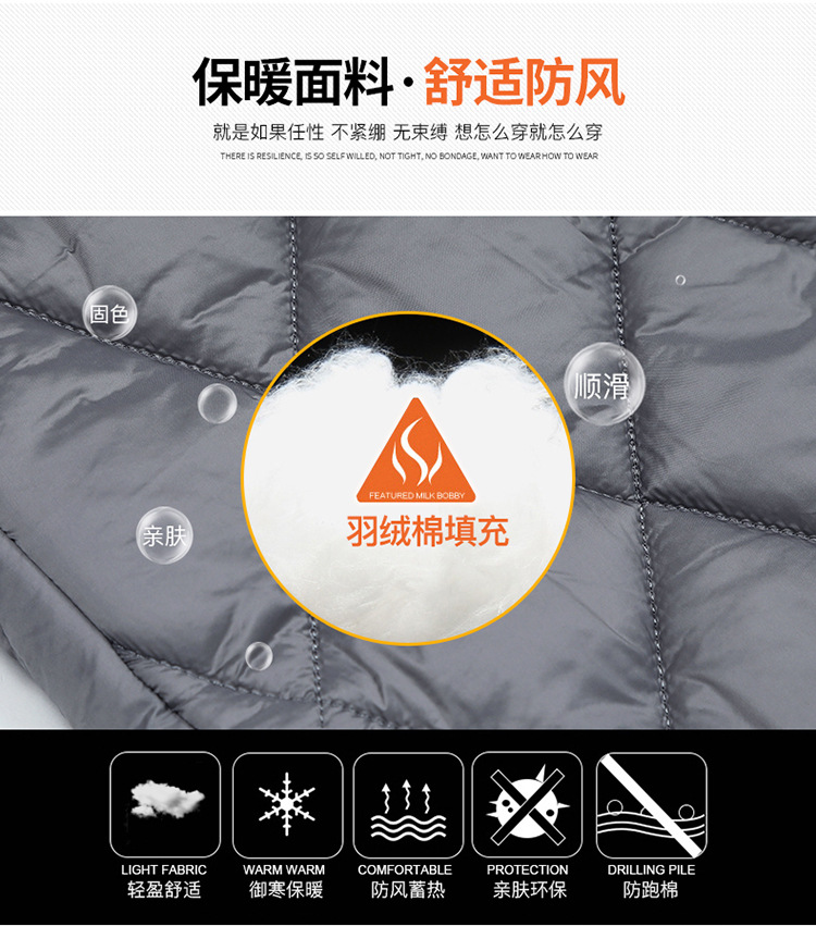 Down cotton pants for women 2021 autumn and winter new high-waisted outerwear, fashionable petite straight leg thickened warm casual cotton pants pic 4