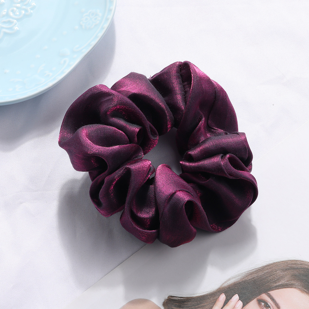 Qiyue Simple Large Intestine Hair Tie ins High-end Style Hair Tie Tie Ponytail Large Intestine Hair Tie Wholesale pic 59