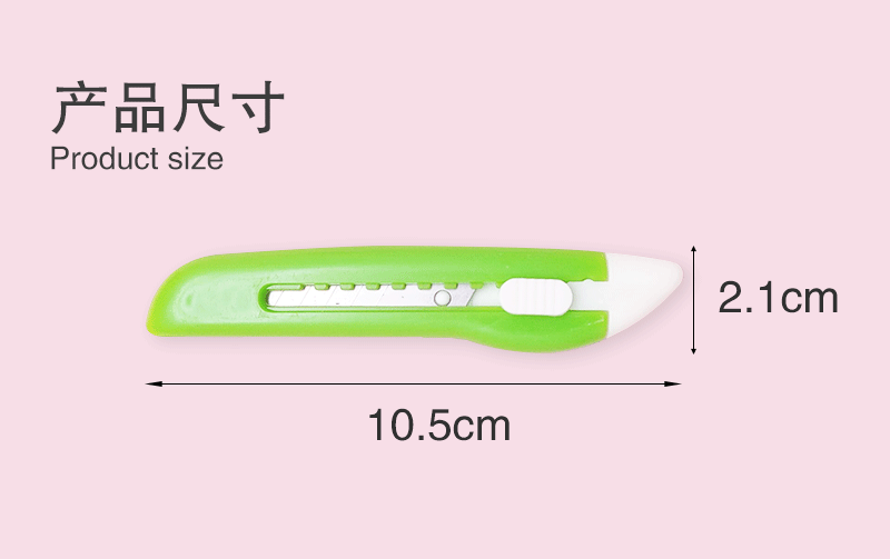 Factory direct supply of candy color to charm you, student small paper cutting knife, tool knife wholesale, planner knife, box opener pic 10