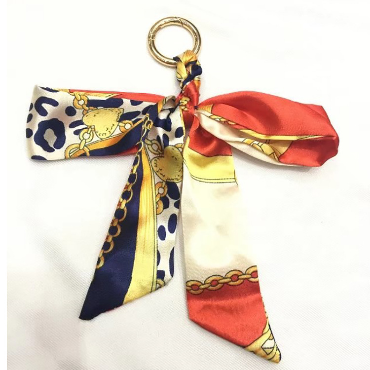 Jane Eyre Siyuan new product supply: Small square scarves, versatile leather buckles, leather bags, decorative small neckerchiefs, bag straps, silk scarf accessories, keychains pic 15